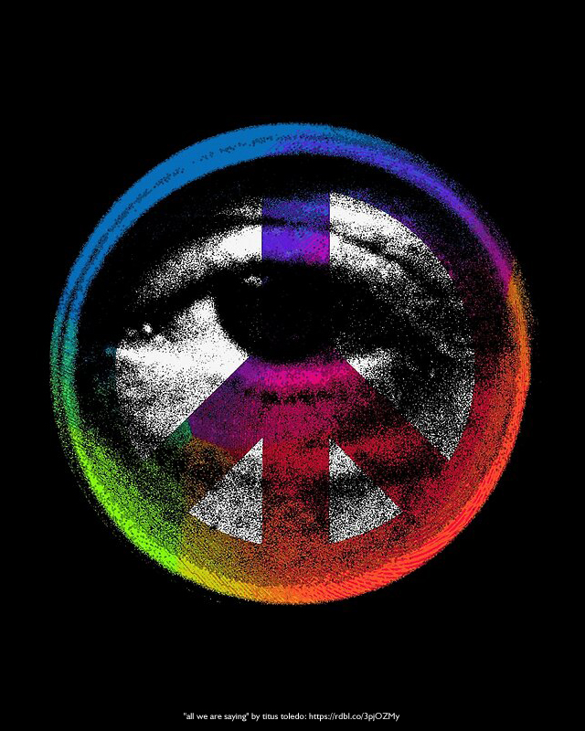 titustoledo's tweet photo. titus toledo's "all we are saying"
*on canvas, art prints, shirts +sundry: https://t.co/Ow60HWPfR6

#givepeaceachance https://t.co/xCCUIIEIHb