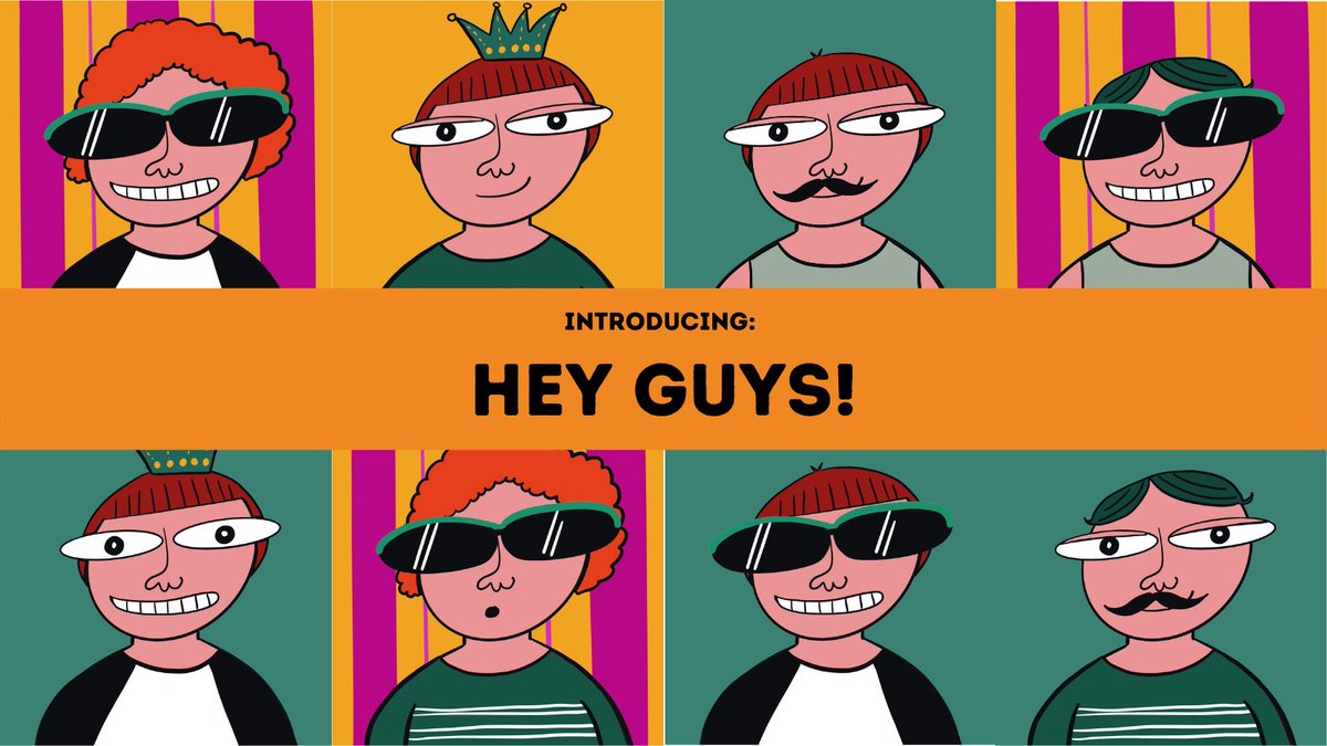 miund's tweet photo. Tried my hands on generative PFP last week and re-introducing HEY GUYS collection. 

2000x2000
generative, hand-drawn 
2tz

Collect them all: https://t.co/aS79FQhPsu

#NFTs #NFT #tezos #Tez #NFTCommunity #NFTCollection #nftcollector #NFTcollectibles #CleanNFT #pfpNFT https://t.co/LWTf08Og2k