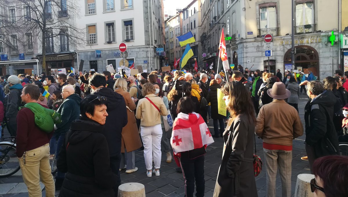 At Grenoble #StandWithUkriane
