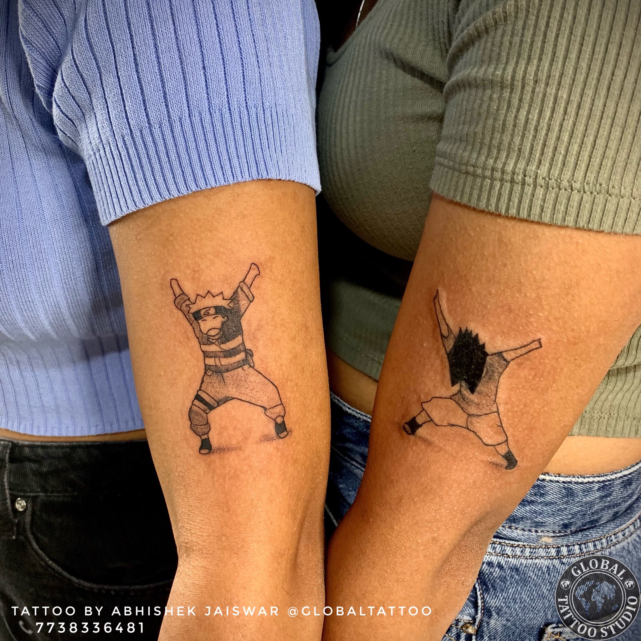 Couple Tattoos that will Make You Want to Get on Board the Love Train   Tattoodo