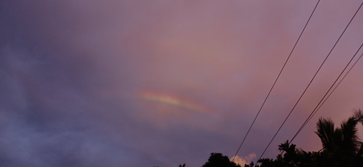 iyannjude_'s tweet photo. yesterday's double rainbow https://t.co/WsfIdcZFok