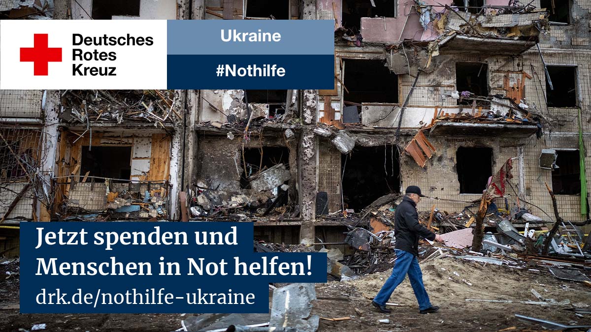 roteskreuz_de's tweet photo. Jeder noch so kleine Beitrag hilft den betroffenen Menschen in der #Ukraine in der akuten Notsituation und unterstützt den Zugang unserer humanitären Helferinnen und Helfer zur betroffenen Bevölkerung.

Hier kannst du helfen: https://t.co/KmBKDrqjvu https://t.co/QXU7AlCHzS