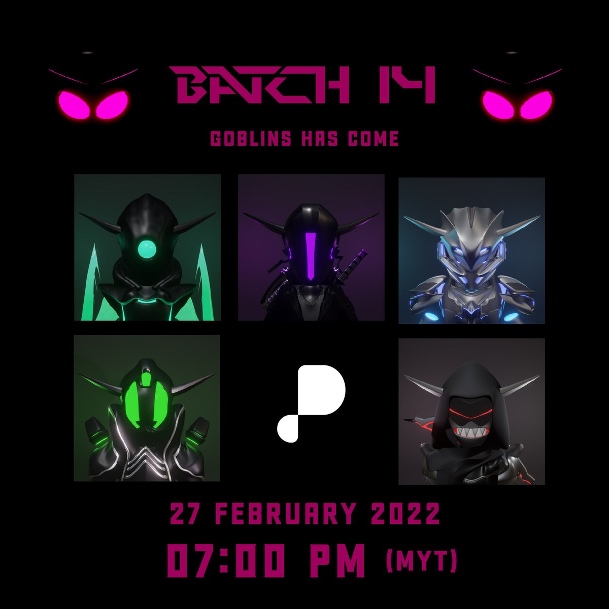 Goblin_Madness's tweet photo. 🚨BATCH 14 ITS COMING🚨
minted on:
https://t.co/uElwC2hyTQ…
📅Date: 27/02/2022 at 07:00 PM (MYT)
 🪙  Price: 0.03 #BNB 

COME N GET IT!😈

@pentas_io

@Pentasian

#NFTs #NFTCommunity #NFTartist #NFTmalaysia #MalaysiaNFT #pentasian #pentasio https://t.co/gt1atsb5W3