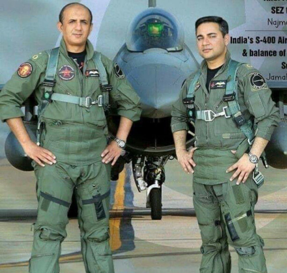 Ali_MuhammadPTI's tweet photo. The heroes of Operation Swift Retort:
Wing Commander Noman Ali Khan and Squadron Leader Hassan Siddique, of PAF.
Every 27th Feb will remind us of the thumping response which Indian Air Force got from the Eagles of
Pakistan Air Force

Our PRIDE 

TEA☕️IS FANTASTIC👍

 #SurpriseDay https://t.co/5MsDoTXs7z