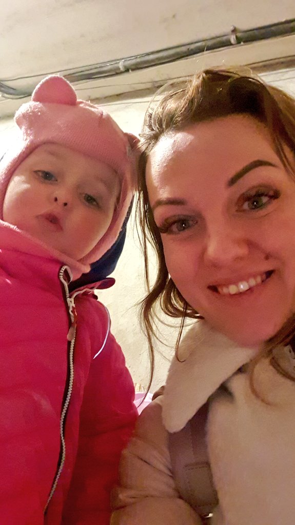 DrVladyslava's tweet photo. Emma saying hi from shelters. She is busy teaching her friends to count from 1 to 10. We are unbreakable.#StandWithUkraine https://t.co/6Iy6MjQH32