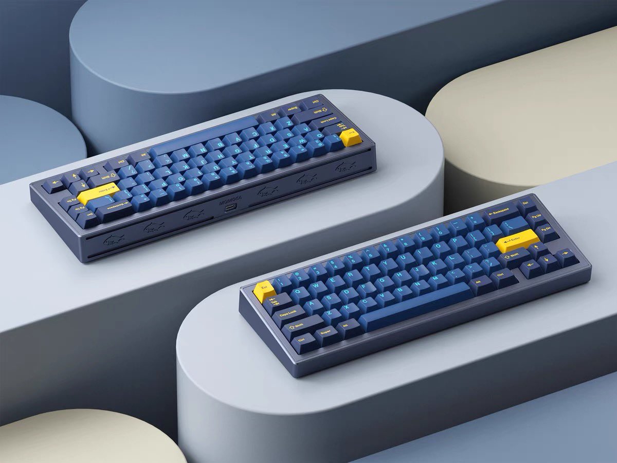 GadgetsMomoka's tweet photo. The MOMOKA Zoo65 Gasket Keyboard Kit will be released on 1 Mar. More details can be found on https://t.co/MpZgzlj8CK https://t.co/XAHUcaKOU7