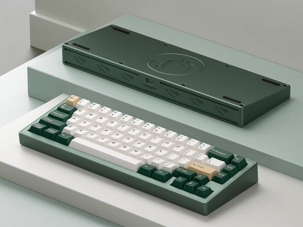 GadgetsMomoka's tweet photo. The MOMOKA Zoo65 Gasket Keyboard Kit will be released on 1 Mar. More details can be found on https://t.co/MpZgzlj8CK https://t.co/XAHUcaKOU7