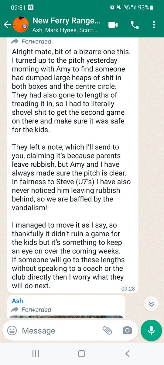 FerryLad's tweet image. Some scum bag in New Ferry did this. If I find out who it is, the dog shit will going straight through their letter box. Left it on the 5aside under 7s / 8s pitch 🤬🤬🤬