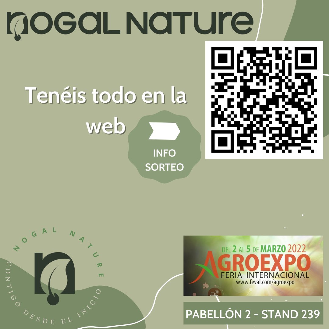 nogalnature's tweet photo. ๐๐๐๐๐๐๐๐.
Contigo desde el inicio๐ฑ
#nogalnature #contigodesdeelinicio #sorteo #sorteazo #plantas #agroexpo2022 https://t.co/XS9M3VCzBU