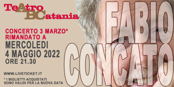 FabioConcato's tweet photo. #FabioConcato & i Musici in #concerto - #MusicoAmbulanteTour - Nuova data: MERCOLEDI 04/05/2022 ore 21.30 (Recupero 03/03) - #Catania - #TeatroABC - Info biglietti: 335 457082 - https://t.co/082FXLt2HA - Biglietti venduti sono validi per la nuova data https://t.co/Lcd5RCilQh