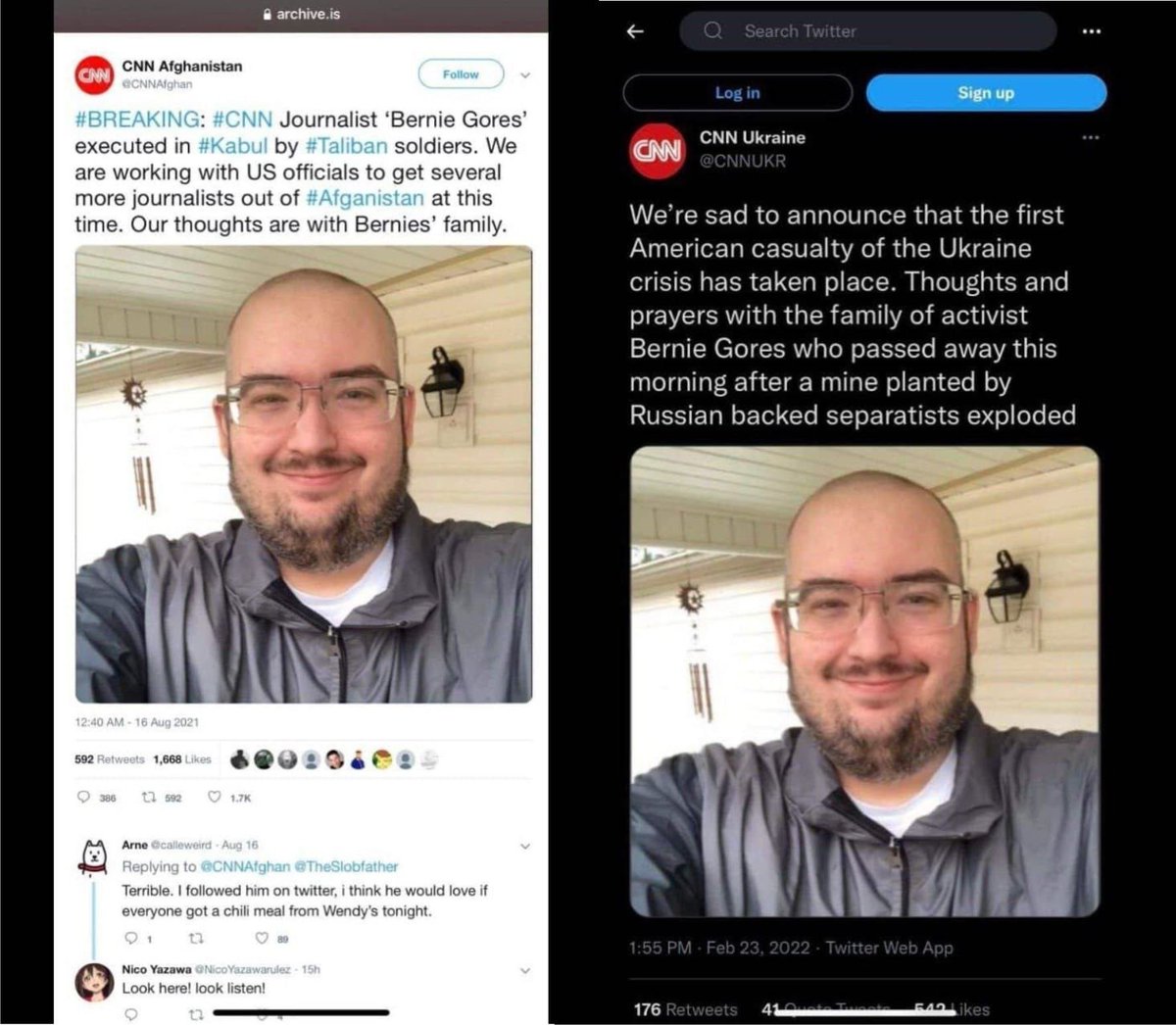 Bit_ΞΙΞ (@bit_ebe) on Twitter photo <a href="/Gunner_Vitale/">NVVitaleβ</a> π.. It's sad, when a journalist dies in a war and it's even more sad, when the same journalist dies once again in another war. πΊπ¦ <a href="/Gunner_Vitale/">NVVitaleβ</a> π.. It's sad, when a journalist dies in a war and it's even more sad, when the same journalist dies once again in another war. πΊπ¦