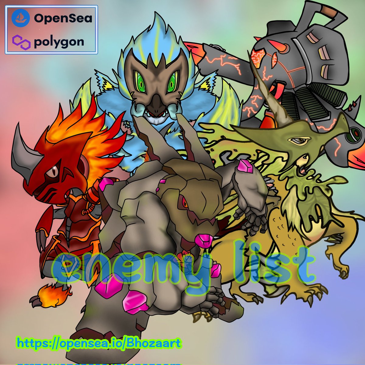 Bhozaart's tweet photo. Enemy listed. 
Check my nft minatoru collection costume 
Opensea : https://t.co/L7Bbp1OetJ
Instagram : https://t.co/z3pFIuhXM5

#NFT
#NFTs 
#NFTCommunity 
#NFTdrop 
#nftart 
#OpenSeaNFT 
#PolygonNFT https://t.co/SpoTBwvwR1