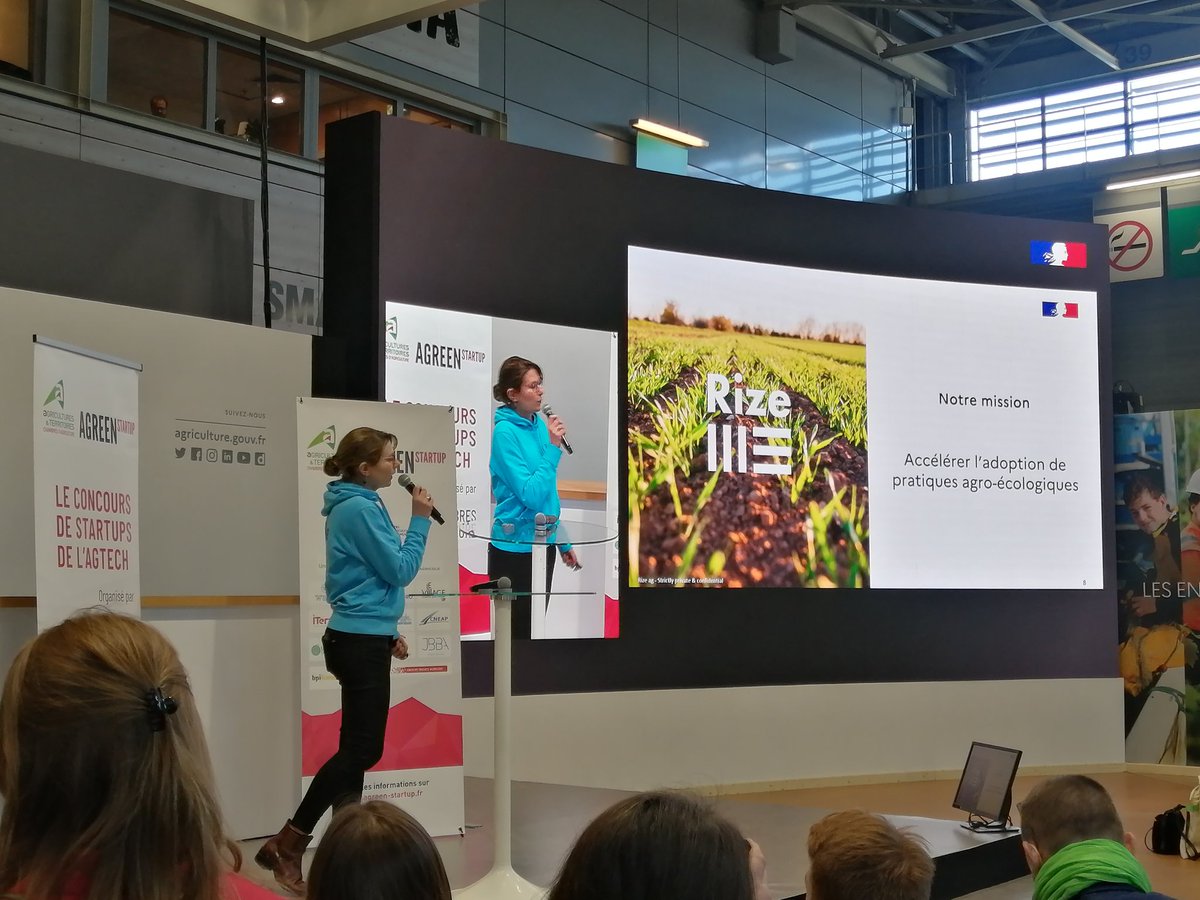 C'est parti pour les pitchs #startup pour @agreenstartup avec <a href="/ag_rize/">Rize ag</a>  membre du cofarming