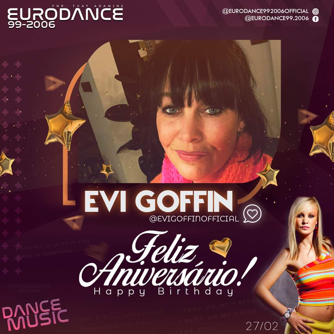 eurodance992006's tweet image. #HappyBirthday EVI GOFFIN #LASGO