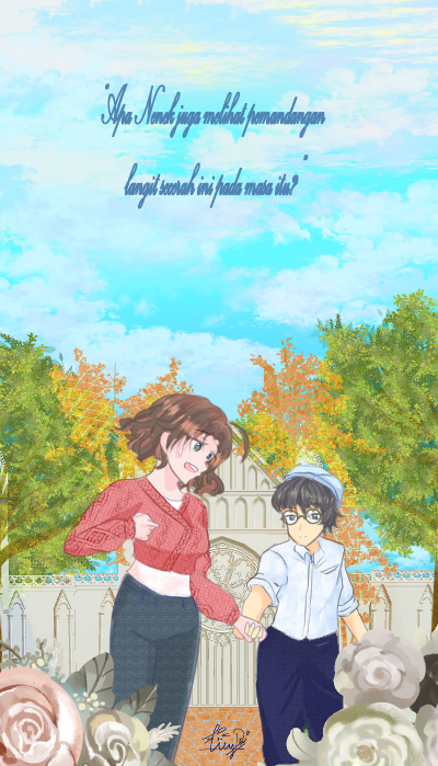 _lilydewi_'s tweet image. @AksaraKoPhi   Fanart for my talented friend~!  ˭̡̞(◞⁎˃ᆺ˂)◞*✰ hehe thanks for letting me read your breautiful writing once again !!