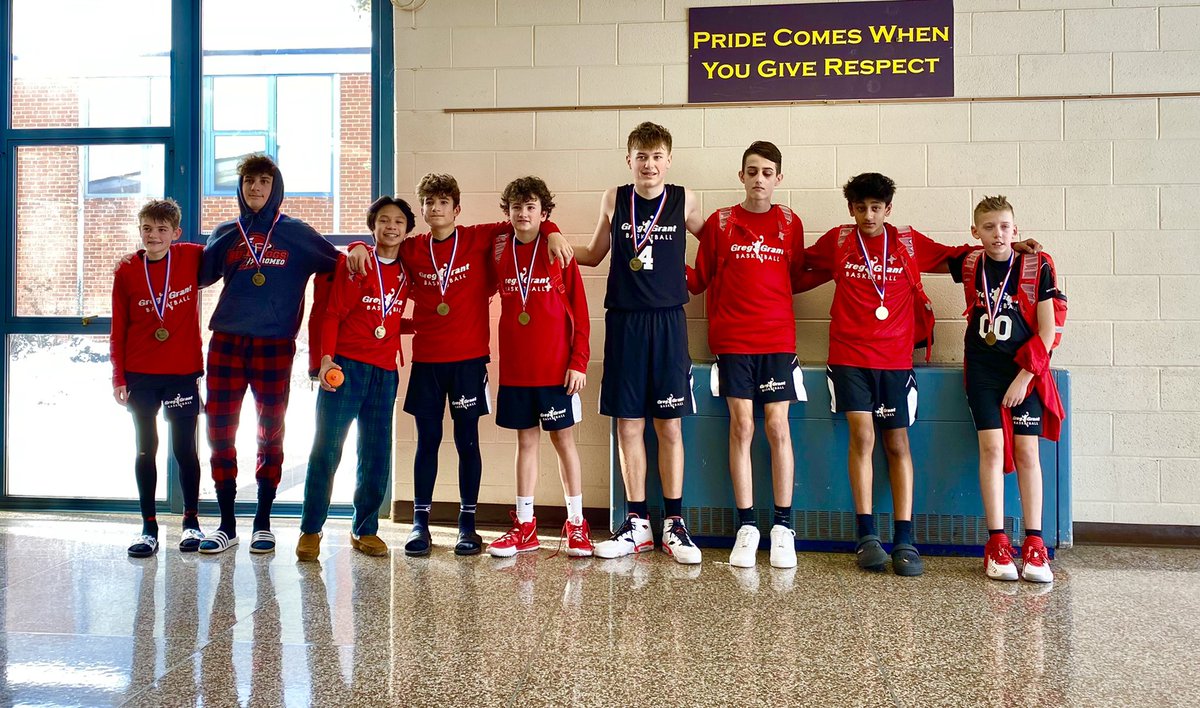 7th Gr.  Greg Grant 2027 - Team Newsome. Runner-up at the Winter Slam Jam Tournament in Lapeer! Great start to their AAU season!