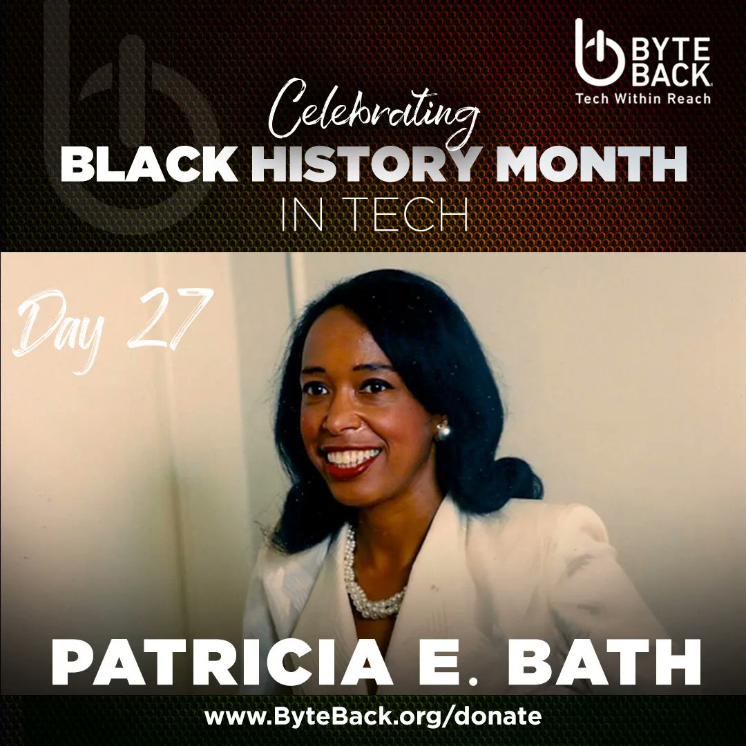 We_ByteBack's tweet photo. This year @we_byteback will be taking you on a 28 Day Journey in Black #Tech for #BlackHistoryMonth. Every day we will feature some of the change-makers and industry shifters in #Technology over decades. Join us in celebrating these icons #Webyteback #BHM2022 #blackhistoryintech https://t.co/SBkvfiNxFa