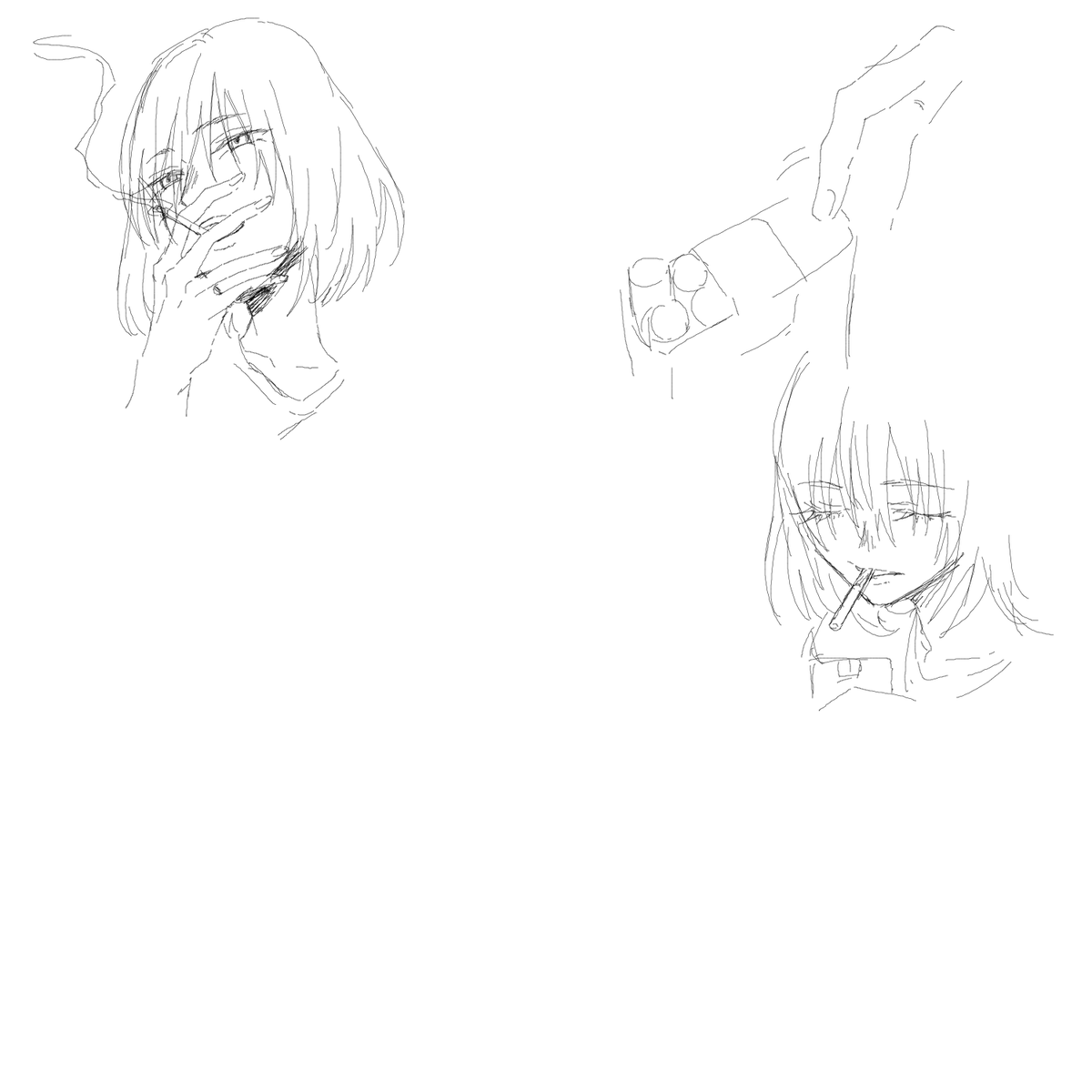 喫煙オベらくがき 