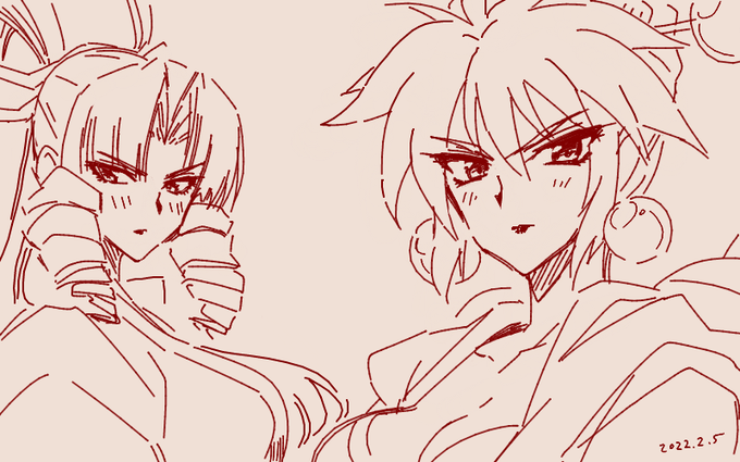 比較的最近描いた手書き絵
セイバーマリオネットJ① 