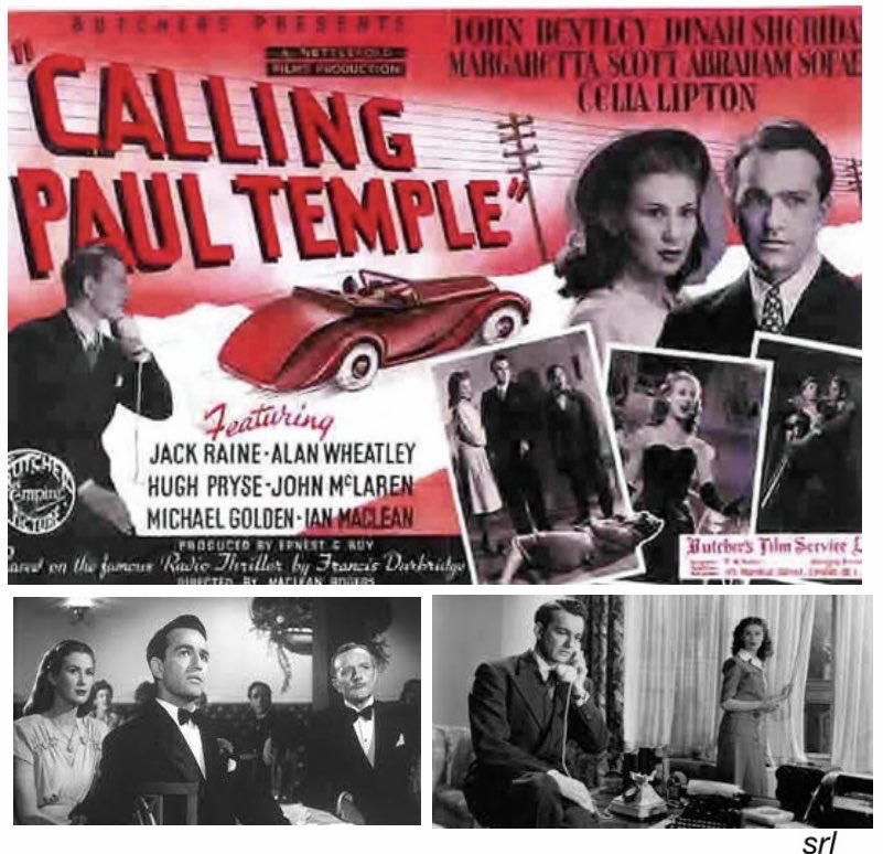 SaveRedlandLibr's tweet photo. 9:55am TODAY on @TalkingPicsTV
The 1948 #Crime film🎥 “Calling Paul Temple” directed by #MacleanRogers and written by #ARRawlinson #FrancisDurbridge & #KathleenButler
Based on the Francis Durbridge 1945 radio📻 serial “Send for Paul Temple Again”
🌟#JohnBentley #DinahSheridan https://t.co/fc1hmSNYgm