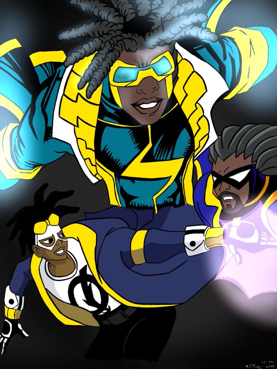 WealthProLiFic's tweet photo. @NFTWooman Static Shock 3 #NFTs electrifying image on the original comic of 'Static'.....Now live at Opensea!!! https://t.co/yKTfekgS82
