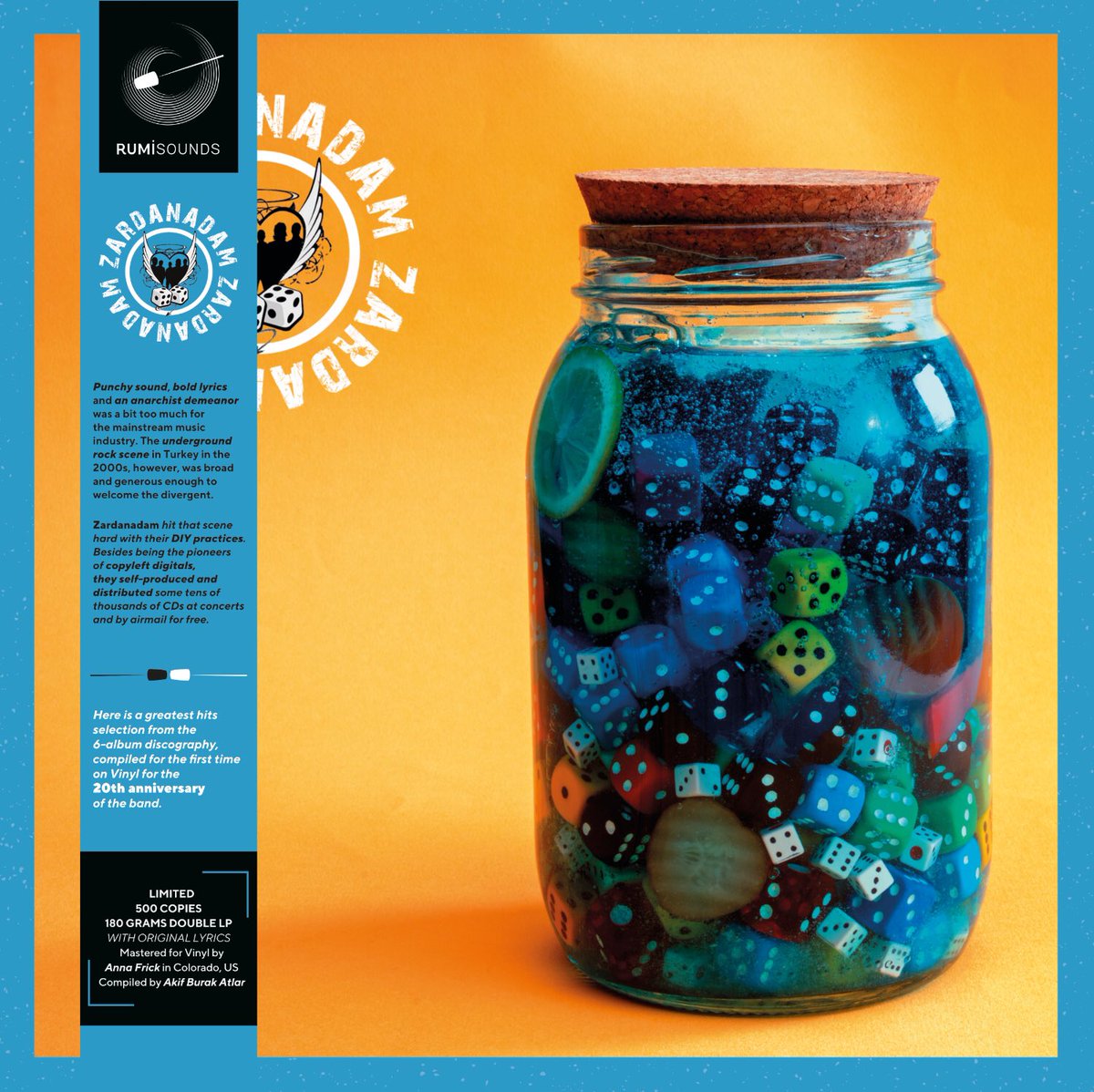 20. yılımıza özel <a href="/RumiSounds/">Rumi Sounds</a> yapımı Zardanadam dublesi Kadıköy'e ulaştı 🎶 

Albümlerimizde yer alan şarkılardan derlenen plak formatındaki yapıma <a href="/PlakKitapCom/">plakkitap.com</a>  aracılığıyla ulaşabilirsiniz 🎲🎲