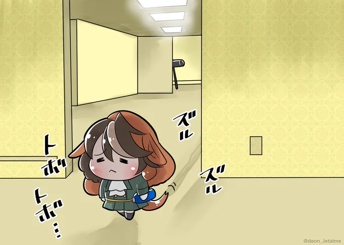 #今月描いた絵を晒そう 
今月描いた #TheBackrooms in ウマ娘 
