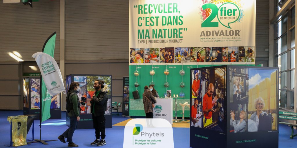Phyteis's tweet image. #SIA2022 🌾
Un stand à voir 🔍

Nous vous conseillons vivement le stand d'@adivalor pour admirer les superbes portraits d’#agriculteurs, à l’entrée du hall 4 📍

D’ailleurs, l’exposition #RecyclerCestDansMaNature s’admire dans l’enceinte du @salonDeLagri avec 31 portraits ✅