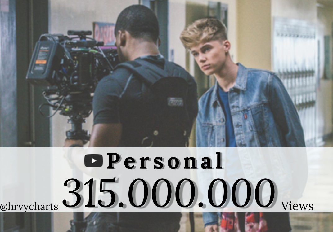 Personal has surpassed 315M views on youtube