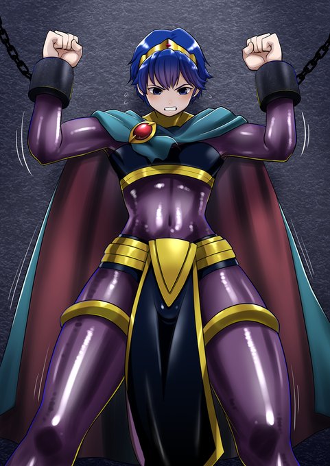 [R-18] 【Skeb】魔装洗脳マルス【FE】 #強制装着 #拘束 #悪堕ち #洗脳 #ラバースーツ #マルス #ファイアーエムブレム https://t.co/XRWbv6TzQ1 