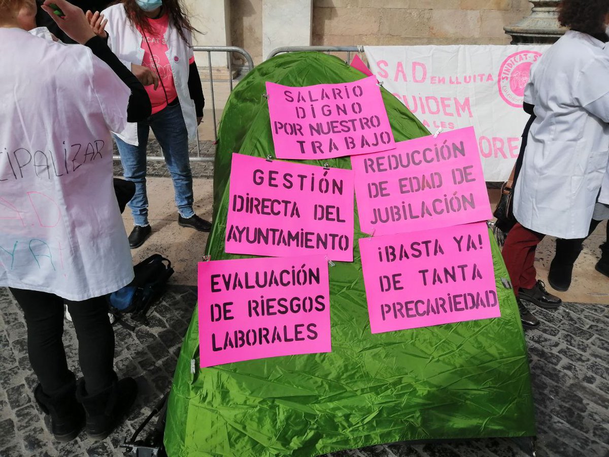 📢Algunes reivindicacions a la concentració #SADenLluita:

⚠️ AUGMENT DE SOU
⚠️ MUNICIPALITZACIÓ
⚠️ REDUCCIÓ EDAT DE JUBILACIÓ
⚠️ EVALUACIÓ RISCOS LABORALS

📝 Assabenta-te'n de més:
👉 bit.ly/3vnKZOI

#8M2022
#SadEnLucha
#SadEsencial
#ServiciosPúblicos
#ReformaLaboral