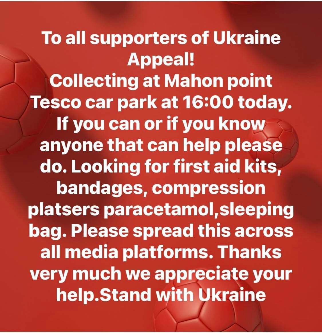 We were sent this appeal this morning. #SupportUkraine