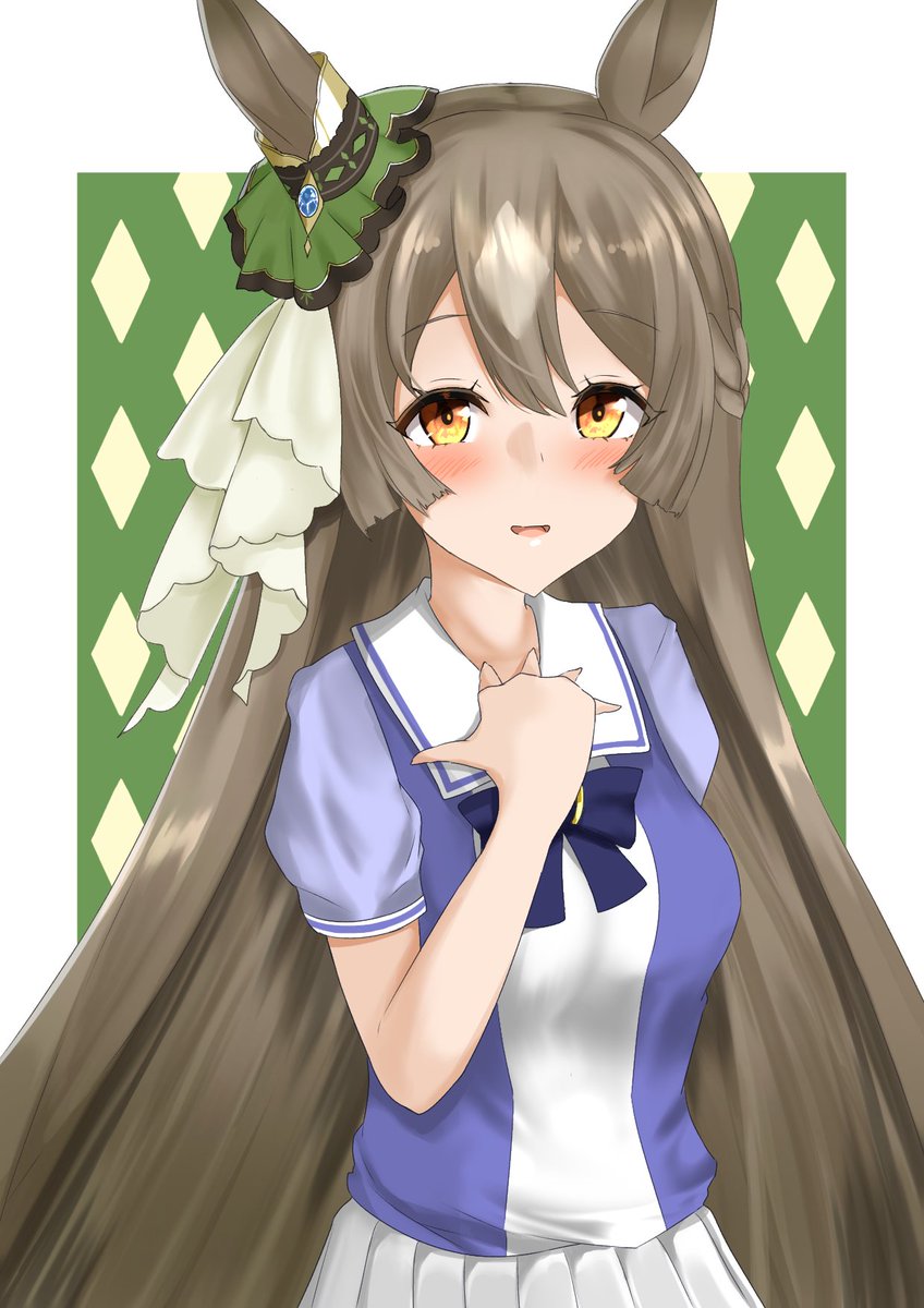 #サトノダイヤモンド
#ウマ娘 
サトイモ外見と雰囲気からもうストライクなので早く実装してほしい... 