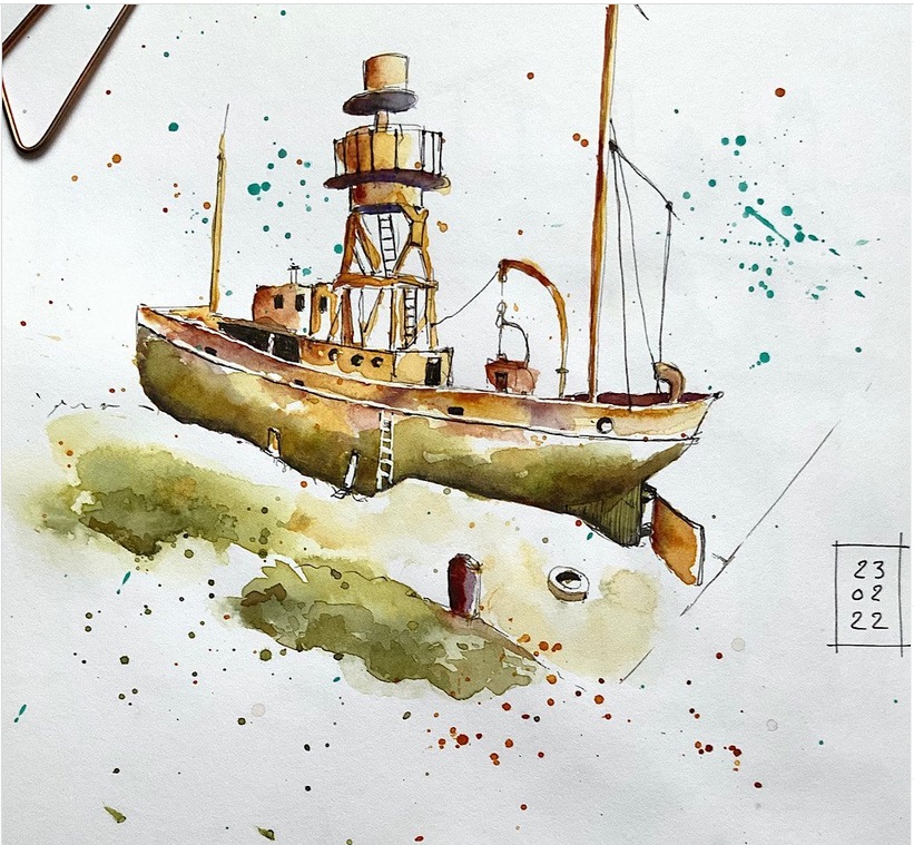 lightvesselsandlightships
instagram challenge using the derelict LV72 at Neath Abbey,  #lucyslightvessel72
#lighthousegang <a href="/art_by_weller/">art_by_weller</a> @deepalisoodchaudhr @mazartworksz <a href="/oddhomes/">OddHomes</a> @leartedibuja <a href="/vanessamonteil/">Vanessa Monteil</a>.arts @the.curious.sketcher @jennypenny_arts
@valerie_sketch