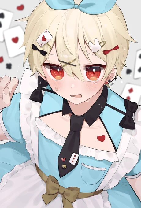 #今月描いた絵を晒そう 全部メイド男子!!!! 