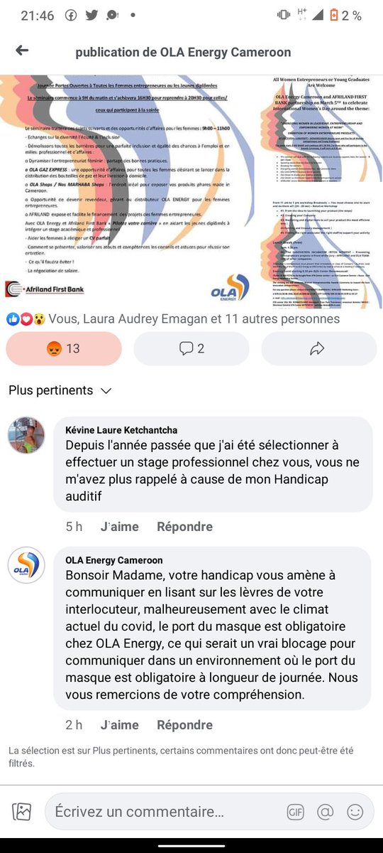 KKetchantcha's tweet photo. Non à la discrimination 😓 https://t.co/JnYPBijRuM