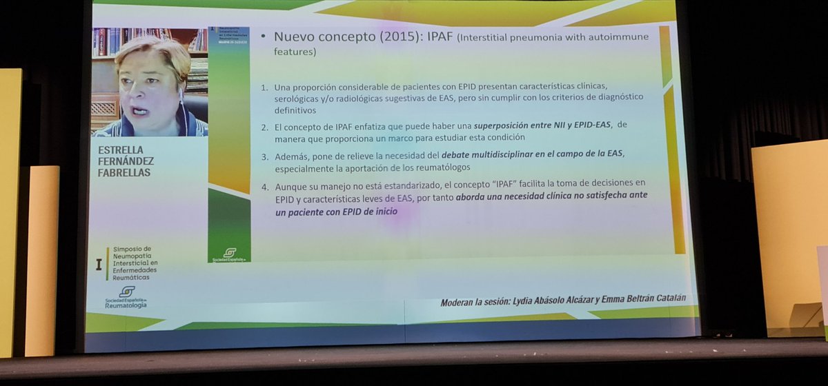 ry_susana's tweet photo. Ecos del magnífico curso de Neumopatias intersticiales en enfermedades reumáticas #neumoint22 de @SEReumatologia que concluyó ayer y demostró la gran capacidad de trabajo de distintas pero complementarias especialidades en beneficio de pacientes reumáticos con enfermedad pulmonar https://t.co/mVd72IStqY