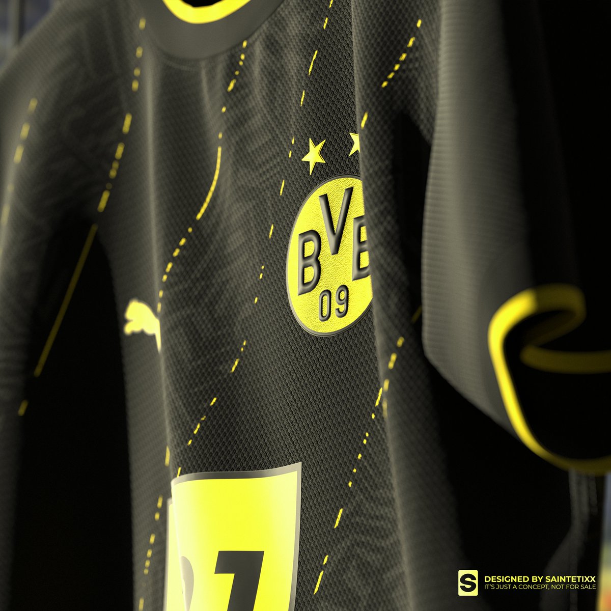 Saintetixx's tweet photo. ▫️ Borussia Dortmund x Puma ¬ Away concept 🐝
Thank you to everyone who will share this jersey!
Vielen Dank an alle, die dieses Trikot teilen!
#FürDieFansMitDenFans #Designthekit #Designdattding 💛🖤 https://t.co/fYxNjPSLhQ