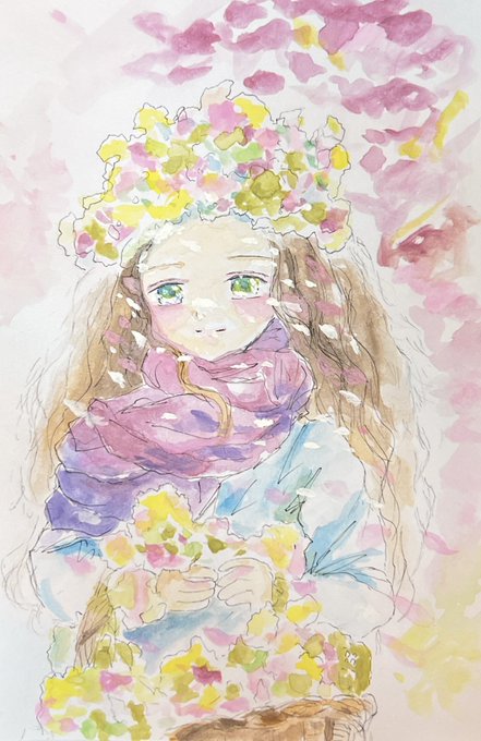 花飾のtwitterイラスト検索結果