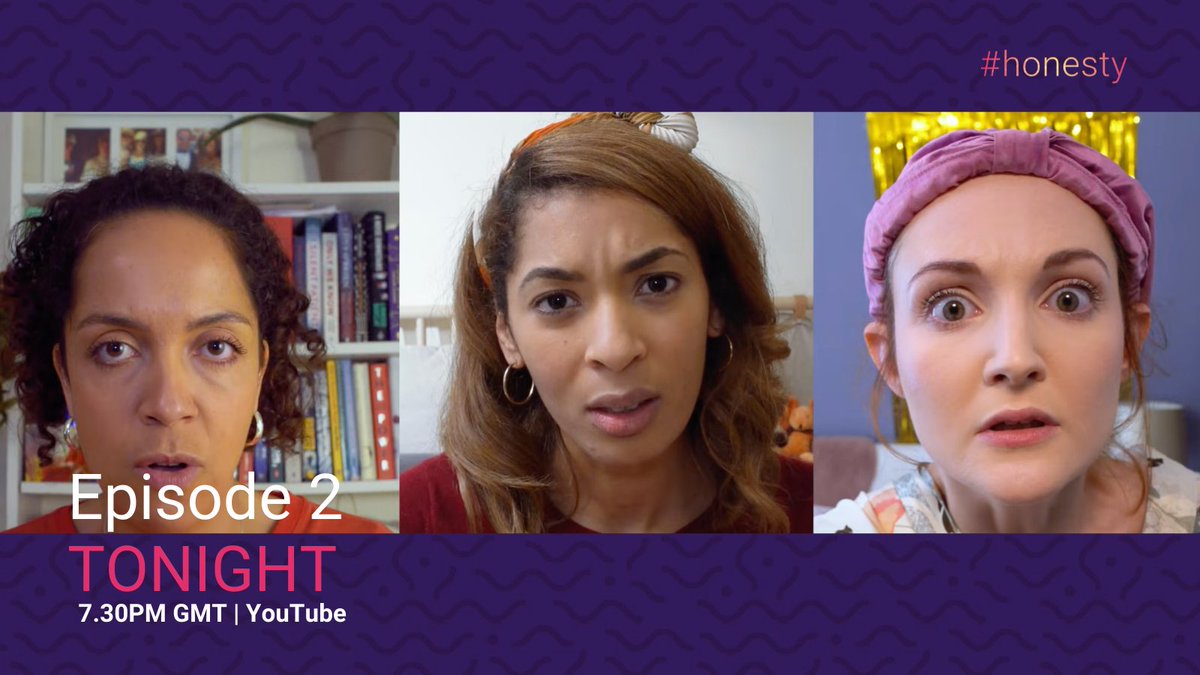 Catch the second episode of #honesty tonight at 7:30pm on YouTube - bit.ly/3JUwc2c #TVSeries #WhatToWatch @rdallasanta <a href="/Niall_Bishop/">Niall Bishop</a> @m4mirry <a href="/CaitlinSwanton/">Caitlin Swanton</a> <a href="/Natbo31/">Natalie Boakye</a> <a href="/JosieKay82/">Josie Kay</a> <a href="/justin_stahley/">JS</a> <a href="/OmarStrikesBack/">Omar Khan</a> <a href="/KitEsuruoso/">Kit Esuruoso</a> <a href="/TheTimeProd/">Time Productions</a>