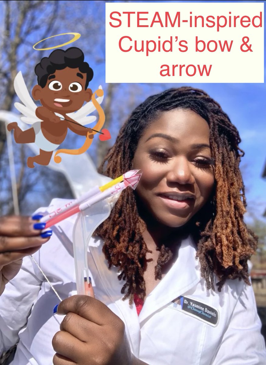 BuildSelfeSTEAM's tweet image. Here’s a quick &amp;amp; fun Cupid’s bow &amp;amp; arrow you can send to your “sweetheart” with a sweet ❤️ message! 

Check out the full video tutorial by @classycheminist here: instagram.com/reel/CadlUxTjt…
