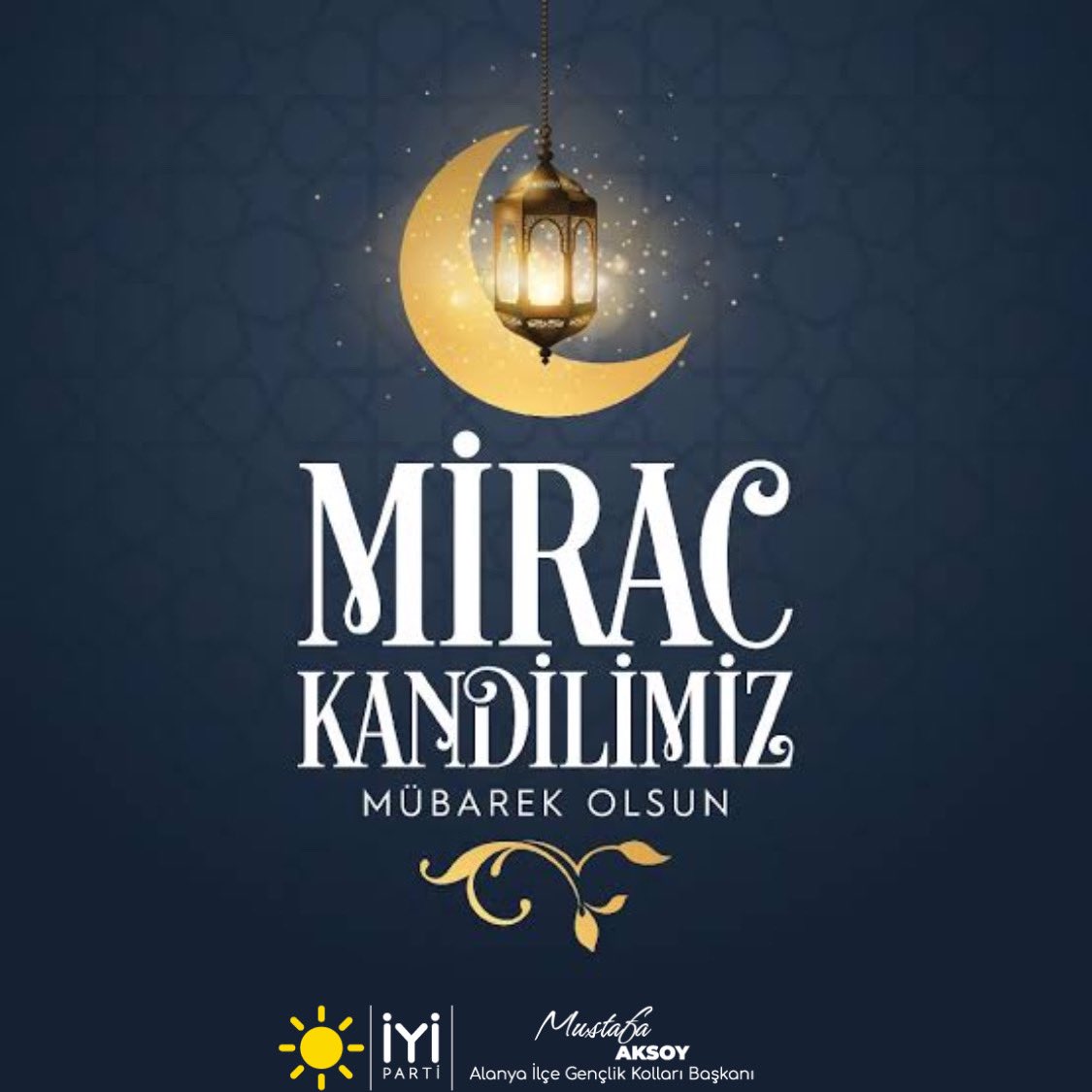 Miraç Kandilimizin; vatanımıza milletimize ve tüm dünyaya sağlık mutluluk huzur ve barış getirmesini temenni ediyorum.

#MiraçKandilimiz mübarek dualarımız kabul olsun.