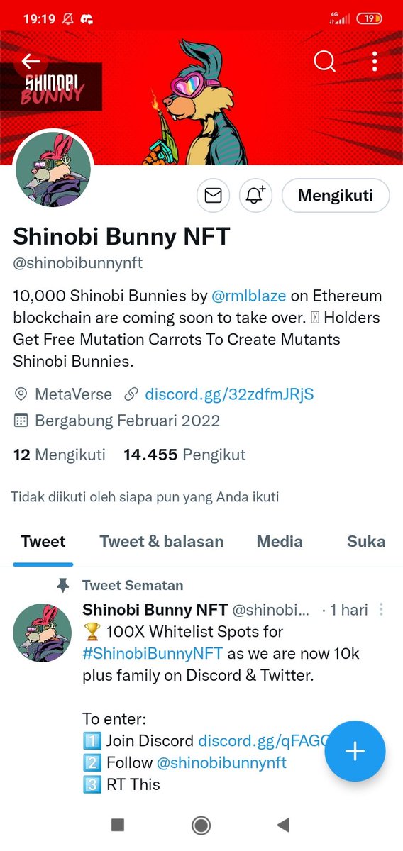 faiz_faiz7's tweet photo. @punkRicher2022 @shinobibunnynft Done🙂 https://t.co/KtR6ifmadm