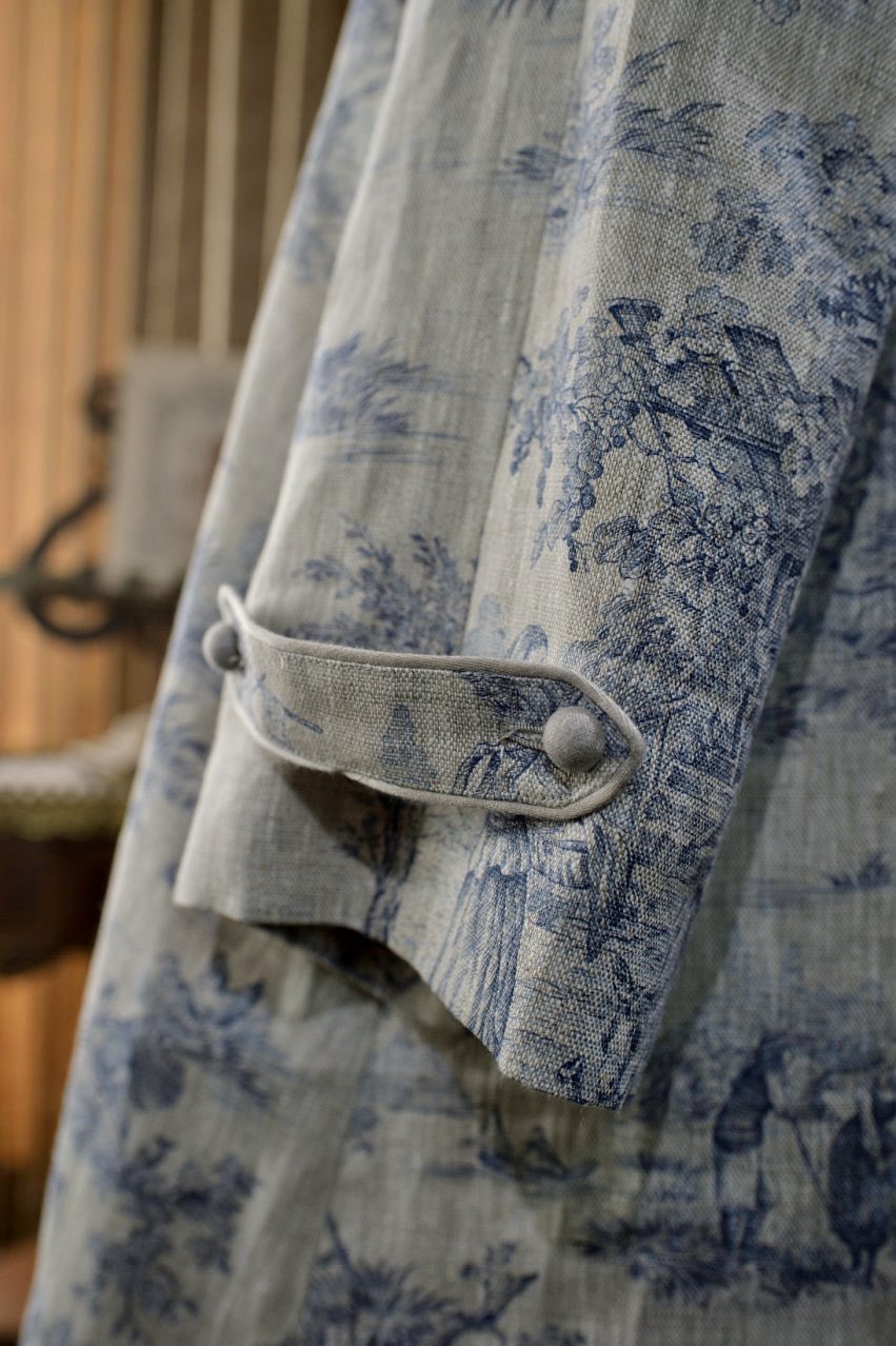 SERAPHIM セラフィム トワルドジュイのリネンコート ホワイト