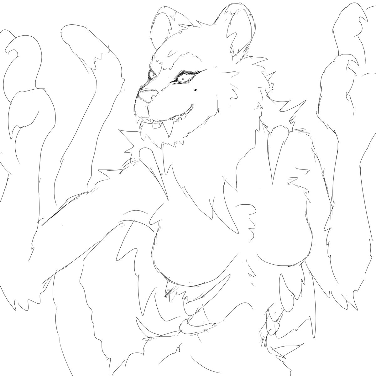 evilthabad's tweet photo. Dimple is a goddess. . . A goddess of the day hunt. ..  and rage. .
Shes more powerful then her elder mom..I have a story of this. .later lol
I have so much lore ha! like anyone. But shes a lioness goddess of immense power. .  
I want to get my story out! more to come in time lol https://t.co/27zPT62g8J