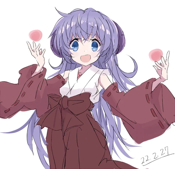 羽入ちゃんを描く( i _ i ) 