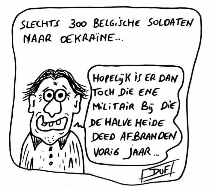 WimDuf's tweet photo. #Ukraine #Belgium #belgianarmy  #DUFcartoons #DUFcomedy #DUFworks https://t.co/jpfkUsenuB