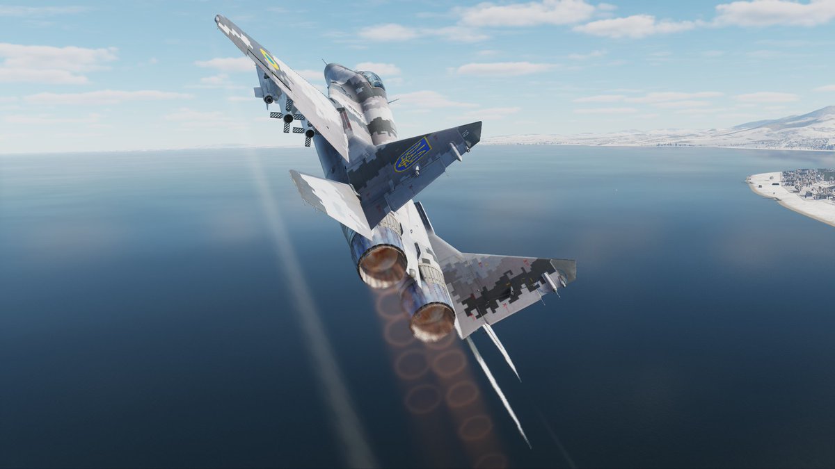 katyusha_168's tweet photo. 久々にMiG-29Sでフライト。
ウクライナの迷彩はやはり格好良いよねって。
#DCS_World
#Flight_Simulator https://t.co/RplsXRilvY