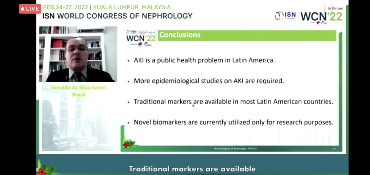 Sourabh Sharma (@iamnephrologist) on Twitter photo ♨️Prof Geraldo concluded his presentation
#ISNWCN
<a href="/ISNWCN/">World Congress of Nephrology</a> <a href="/ISNeducation/">ISN Education</a> <a href="/ISNkidneycare/">Int Society of Nephrology</a> ♨️Prof Geraldo concluded his presentation
#ISNWCN
<a href="/ISNWCN/">World Congress of Nephrology</a> <a href="/ISNeducation/">ISN Education</a> <a href="/ISNkidneycare/">Int Society of Nephrology</a>