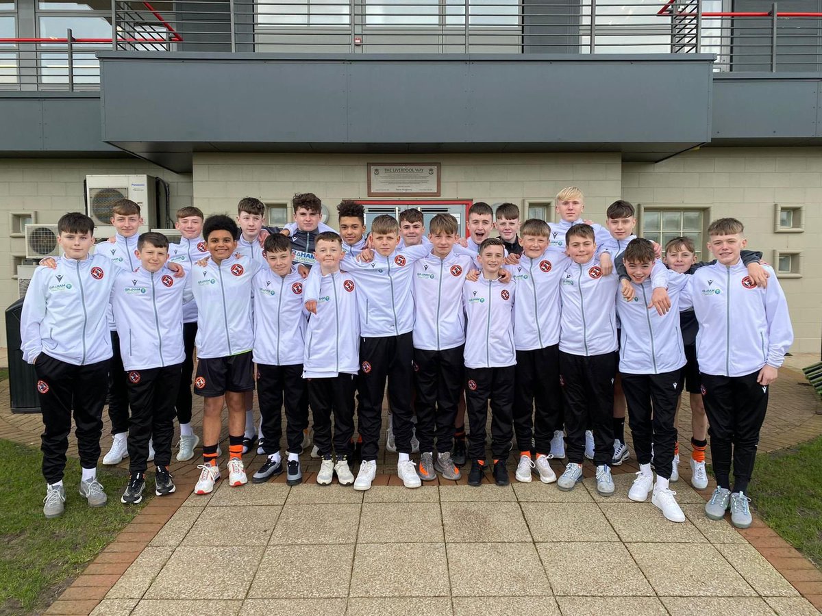 DUFCAcademy's tweet photo. 🚎 Our Additional Games Programme got off to a flyer for 2022 as all of our U10-17s travelled to Kirkby to face @LFC and @ManUtd’s academy sides
🌍 A highly-beneficial experience for #OurAcademy players to test themselves against two of the world’s elite academy teams! https://t.co/hAizoX9KTy